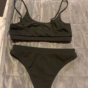 Black bathing suit